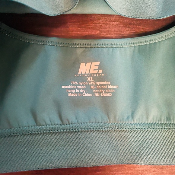 Emerald Green Buckle Sports Bra - Picture 2 of 5